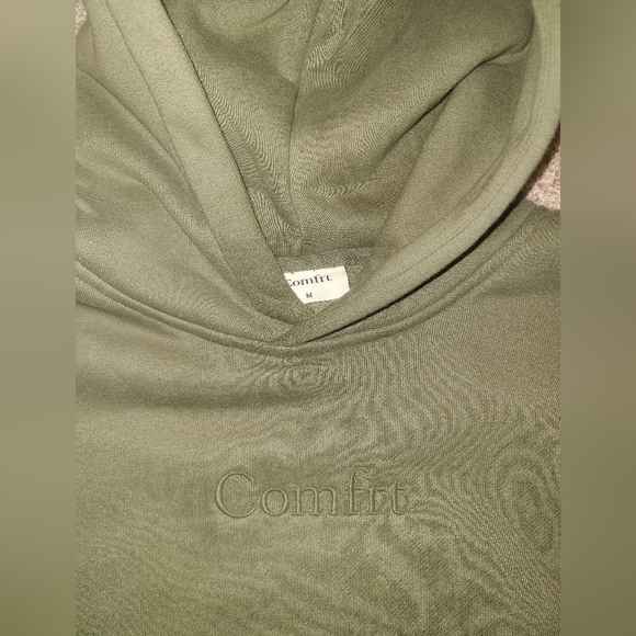 Comfrt Signature Hoodie Olive Green Size Medium Limited Edition - Picture 2 of 3